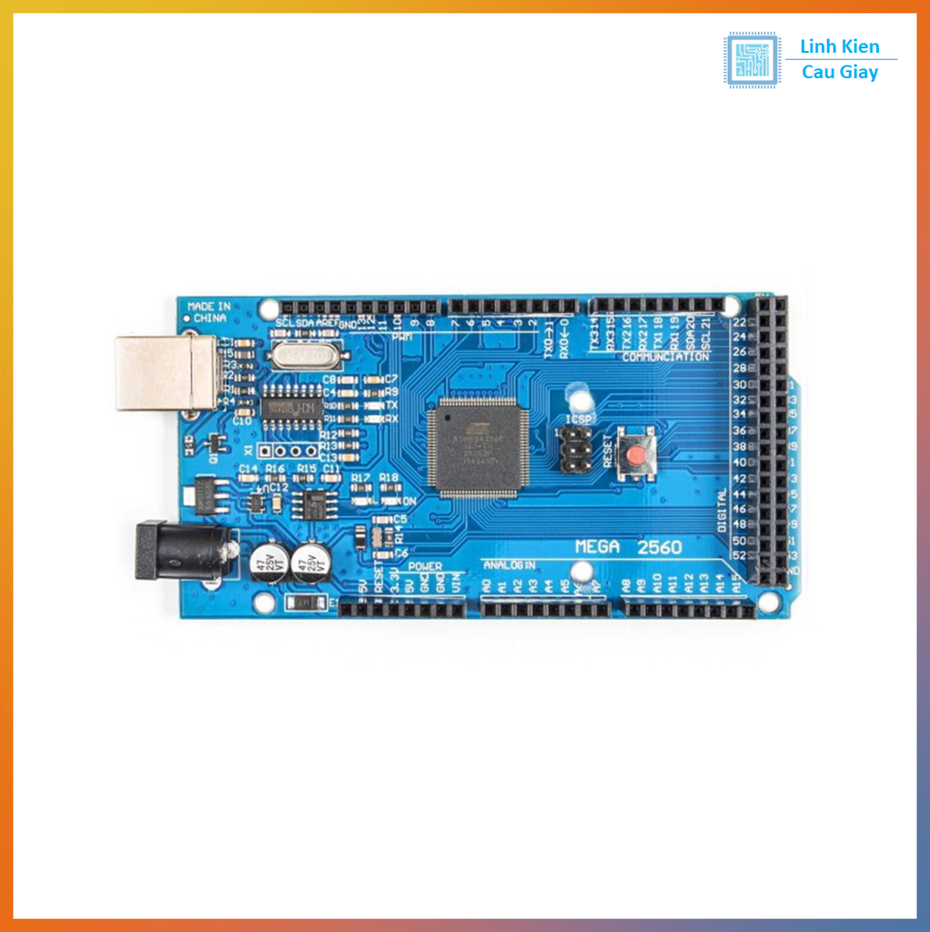 Board Arduino Mega 2560 (chip CH340)