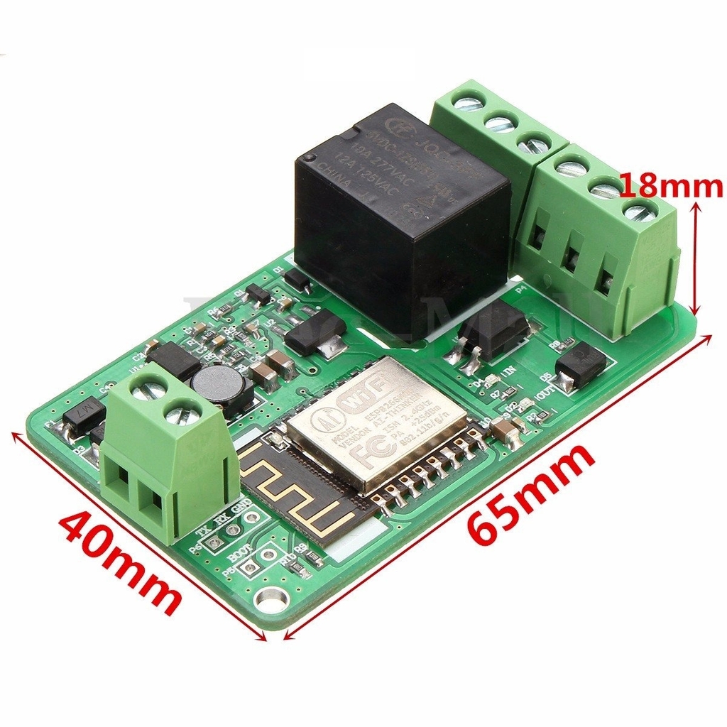 Mạch Điều Khiển Wifi Relay ESP8266 V12