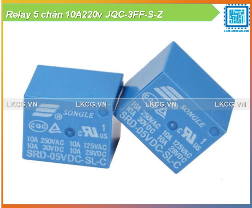 Relay 5 chân SRD 05/12/24 VDC SL C