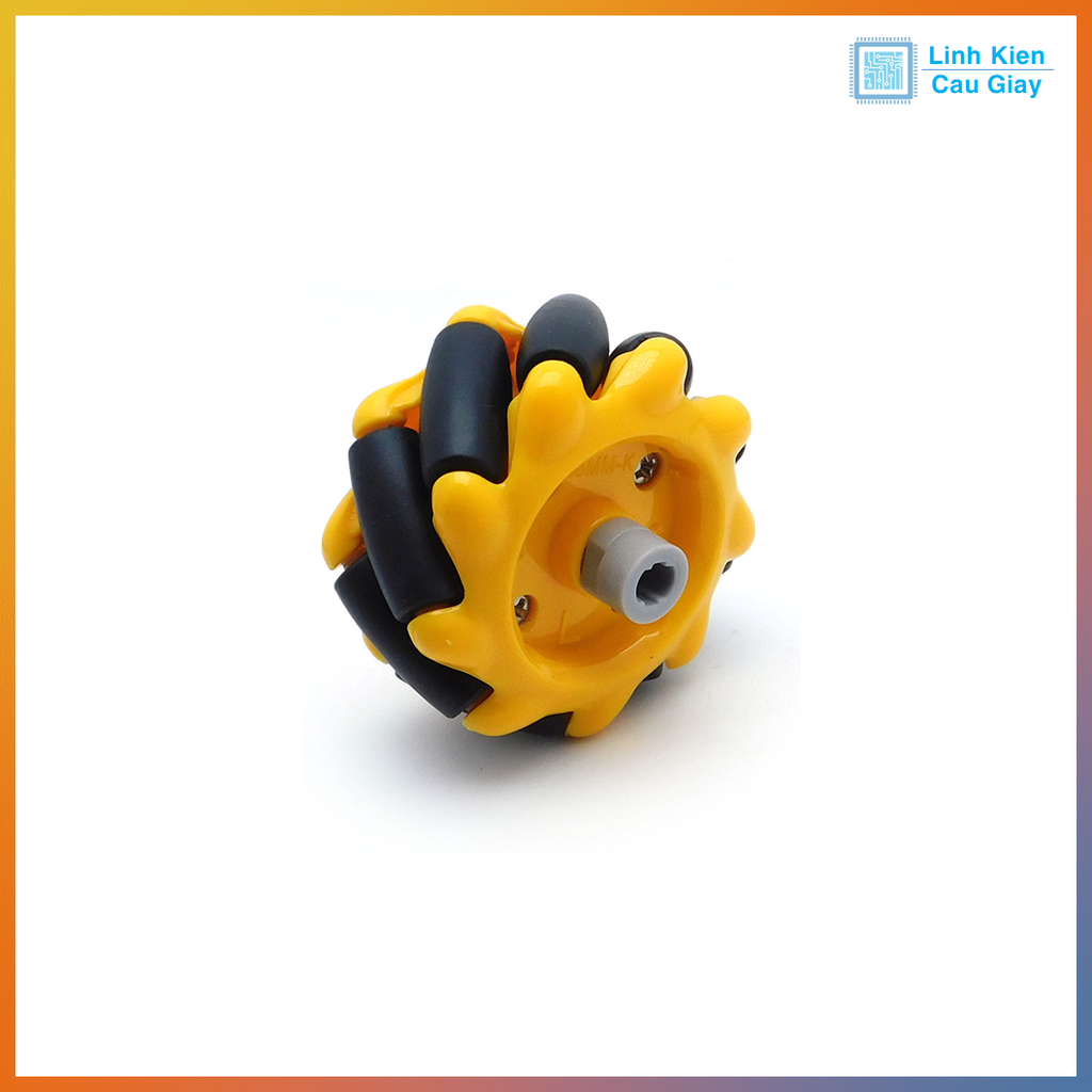 Bánh xe mecanum đa hướng 48mm (1 bộ gồm 4 bánh không kèm chốt bánh xe)