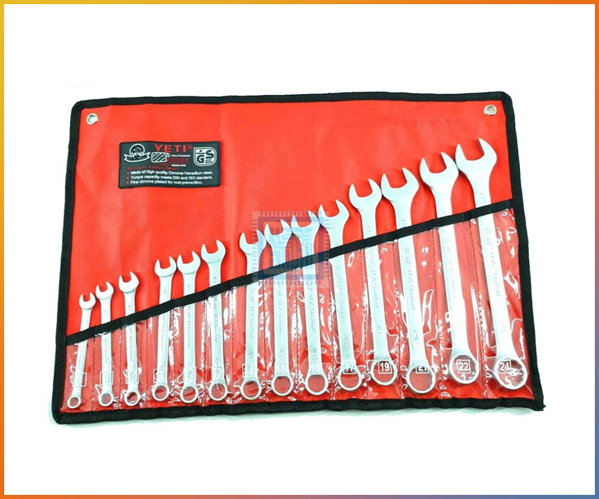 Bộ cờ lê YETI tiêu chuẩn USA 14 cây (từ 8 đến 24)