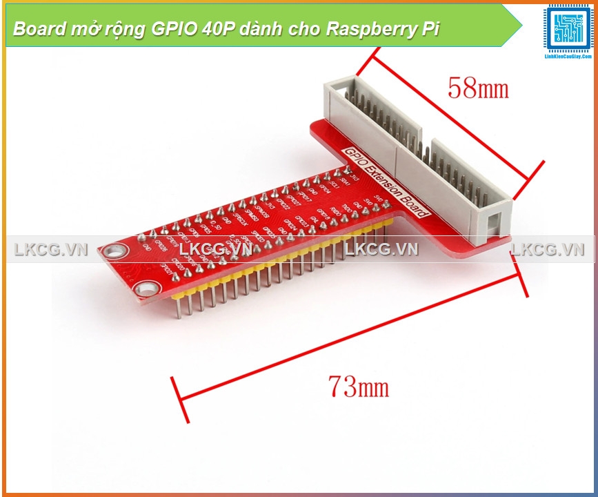 Board mở rộng GPIO 40P dành cho Raspberry Pi