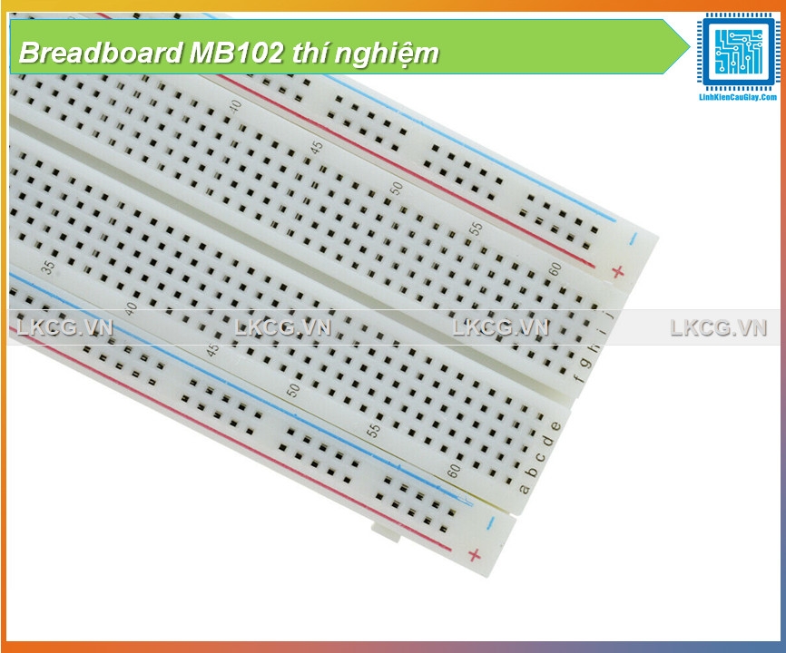 Breadboard MB-102 830 lỗ 165x55x10mm