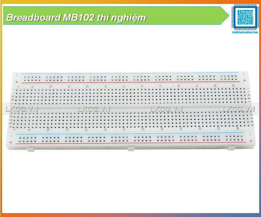 Breadboard MB-102 830 lỗ 165x55x10mm