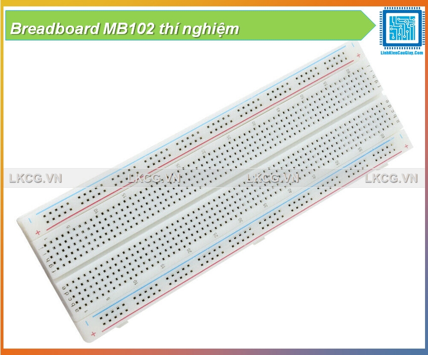 Breadboard MB102 thí nghiệm