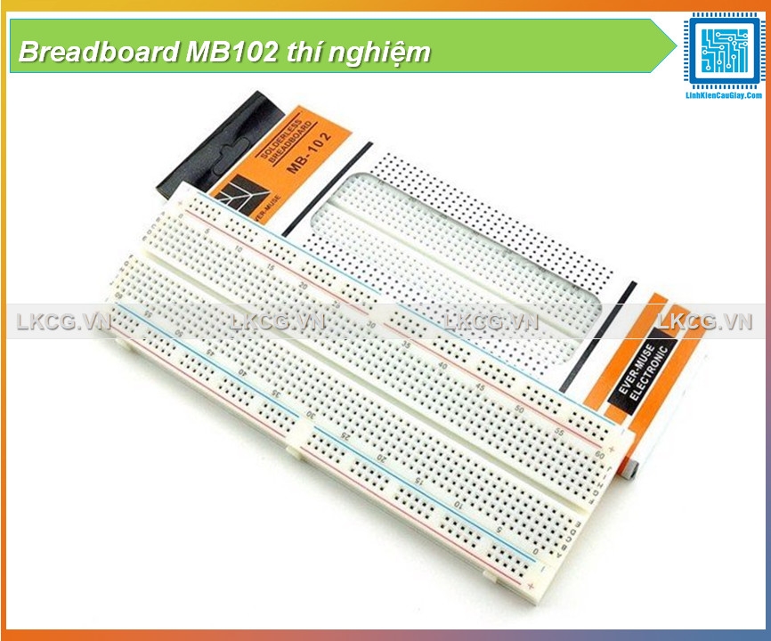 Breadboard MB-102 830 lỗ 165x55x10mm