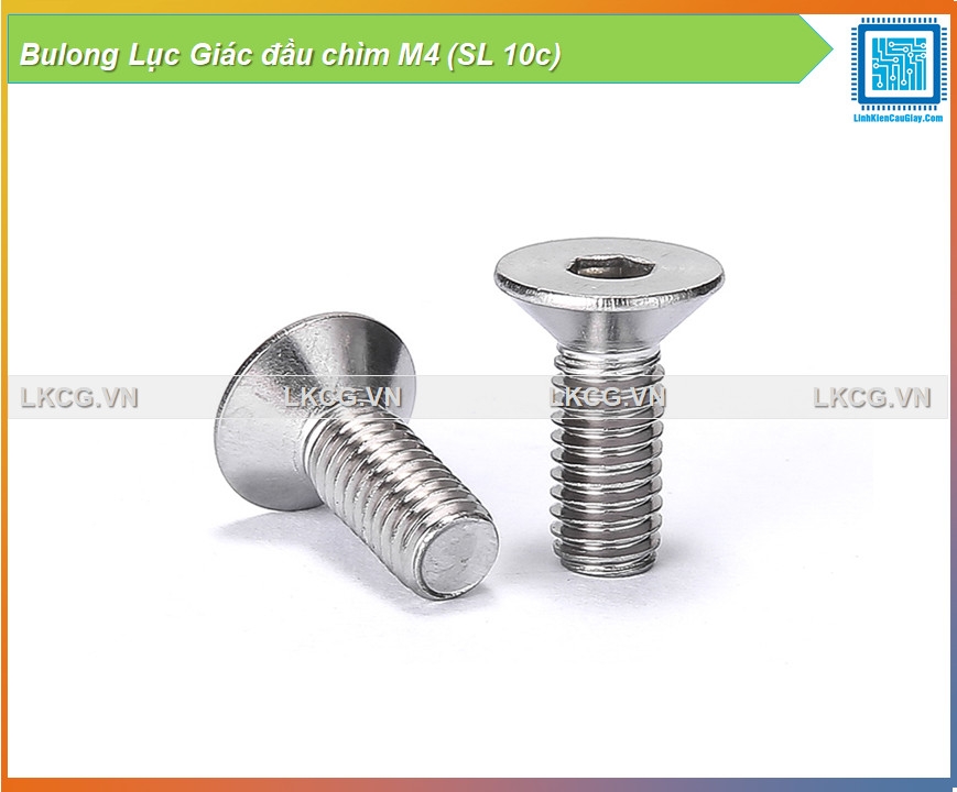 Bulong Lục Giác đầu chìm M4 (SL 10c)