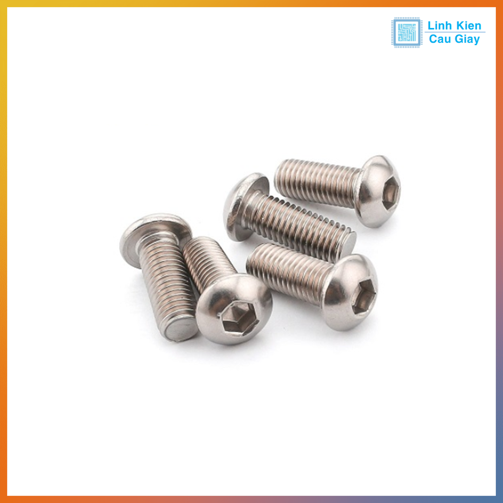 Bulong Lục Giác Đầu Tròn M3 (SL 10c)