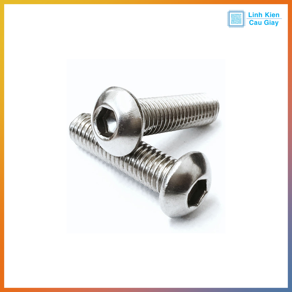 Bulong Lục Giác Đầu Tròn M3 (SL 10c)