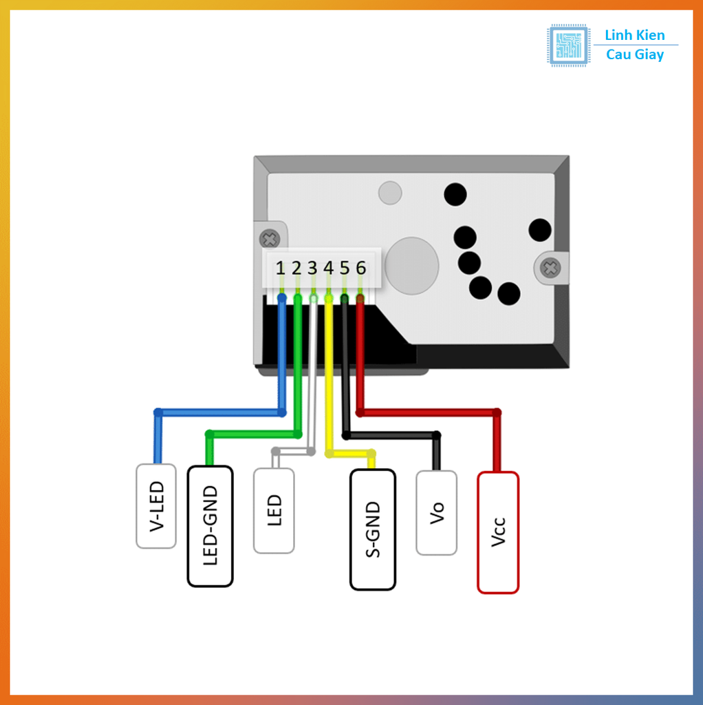 Cảm Biến Bụi GP2