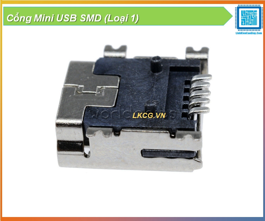 Cổng Mini USB SMD (Loại cái)