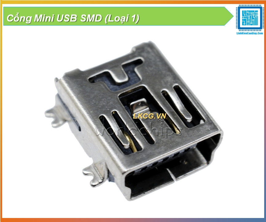 Cổng Mini USB SMD (Loại cái)