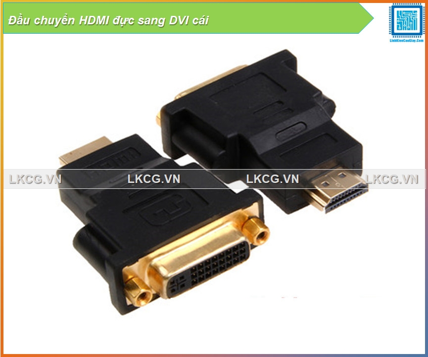 Đầu chuyển HDMI đực sang DVI cái