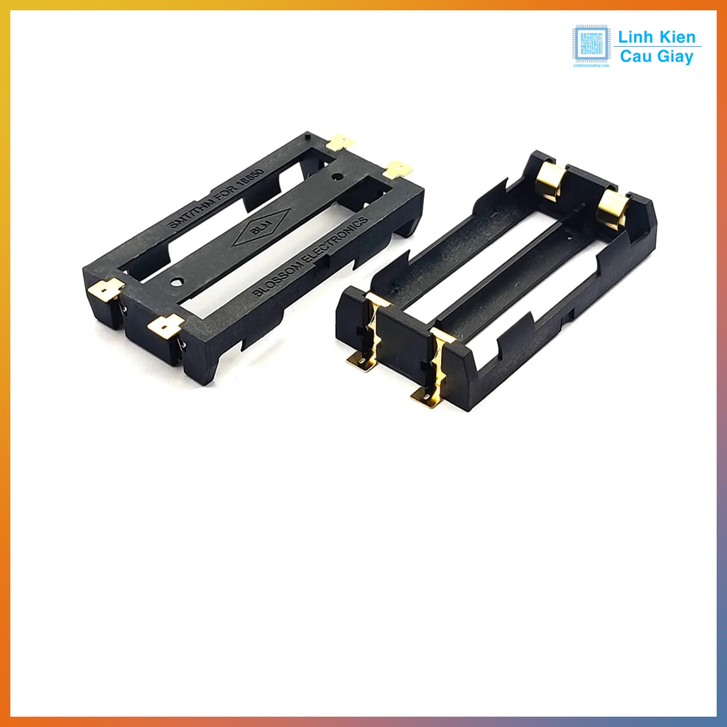 Đế pin 18650 chân hàn SMD VS2