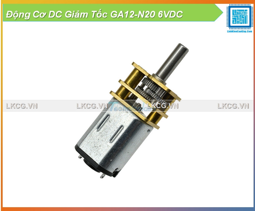 Động Cơ DC Giảm Tốc GA12-N20 6VDC