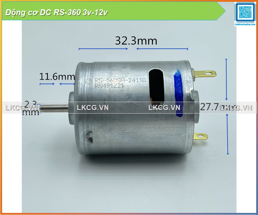 Động cơ DC RS-360 3v-12v