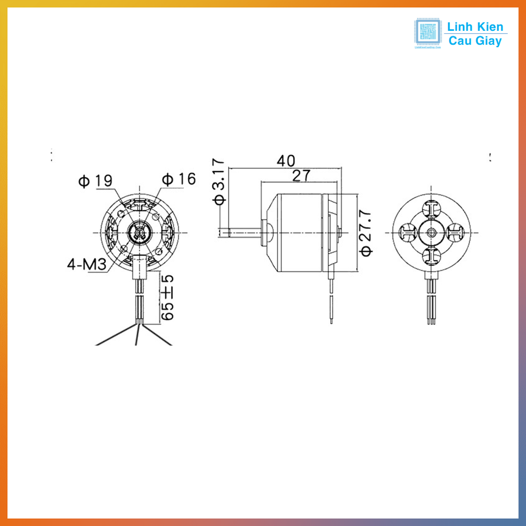 Động cơ không chổi than A2212