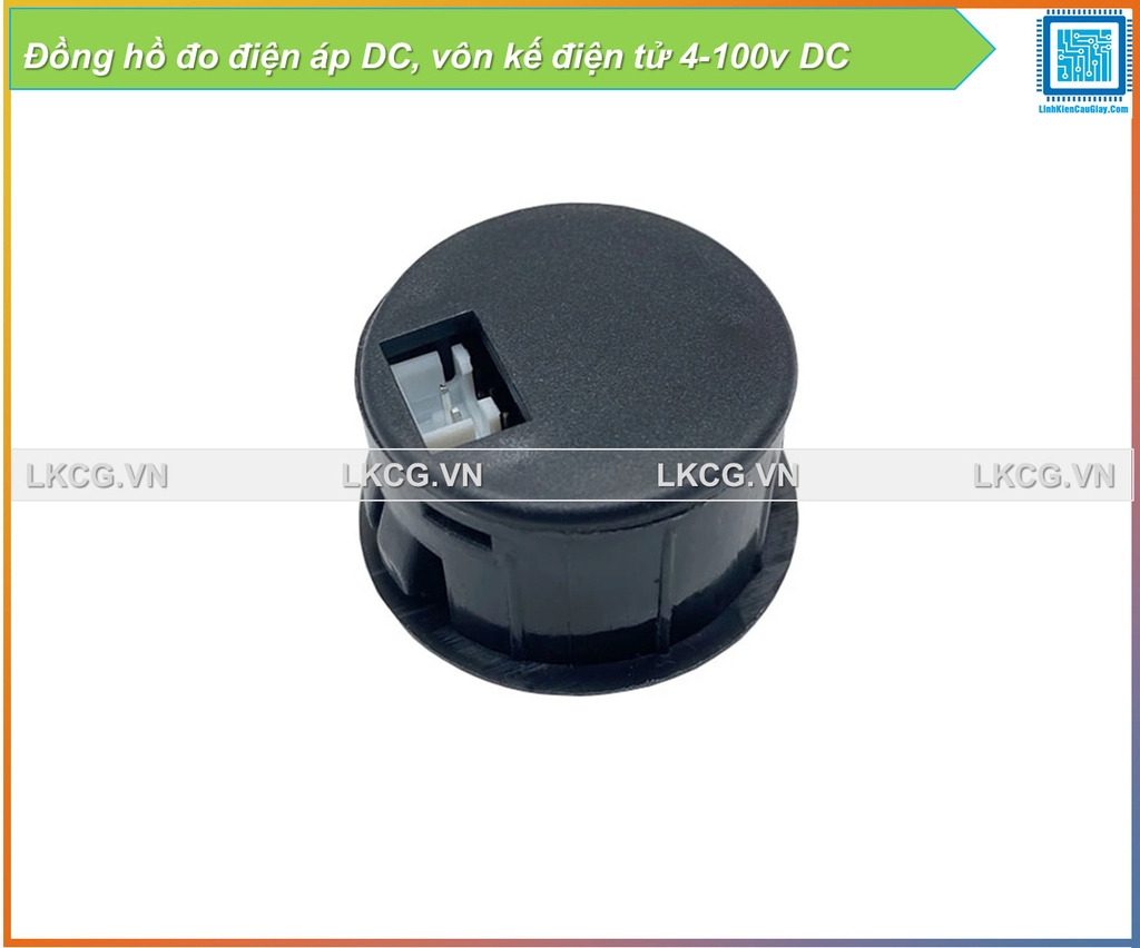 Đồng hồ đo điện áp DC, vôn kế điện tử 4-100v DC
