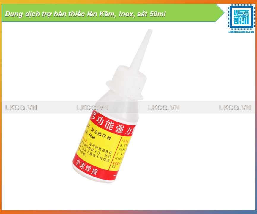 Dung dịch trợ hàn thiếc lên Kẽm, inox, sắt 50ml