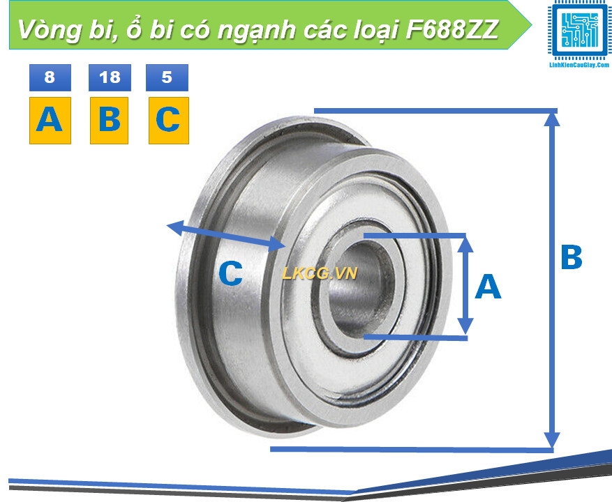 Vòng bi, ổ bi có ngạnh các loại