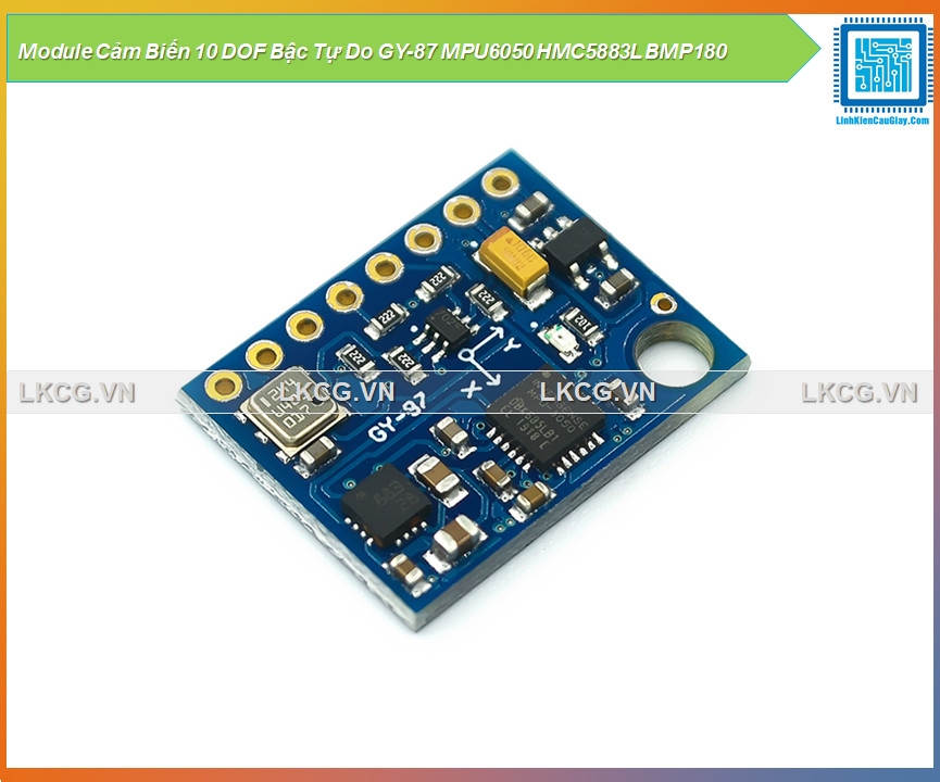 Module Cảm Biến 10 DOF Bậc Tự Do GY-87 MPU6050 HMC5883L BMP180