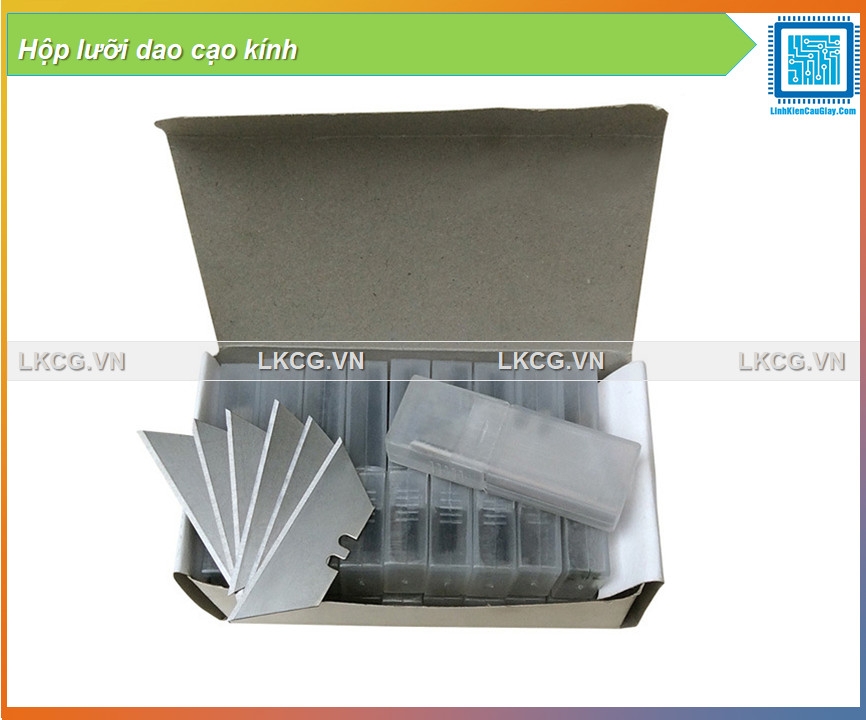 Hộp lưỡi dao cạo kính