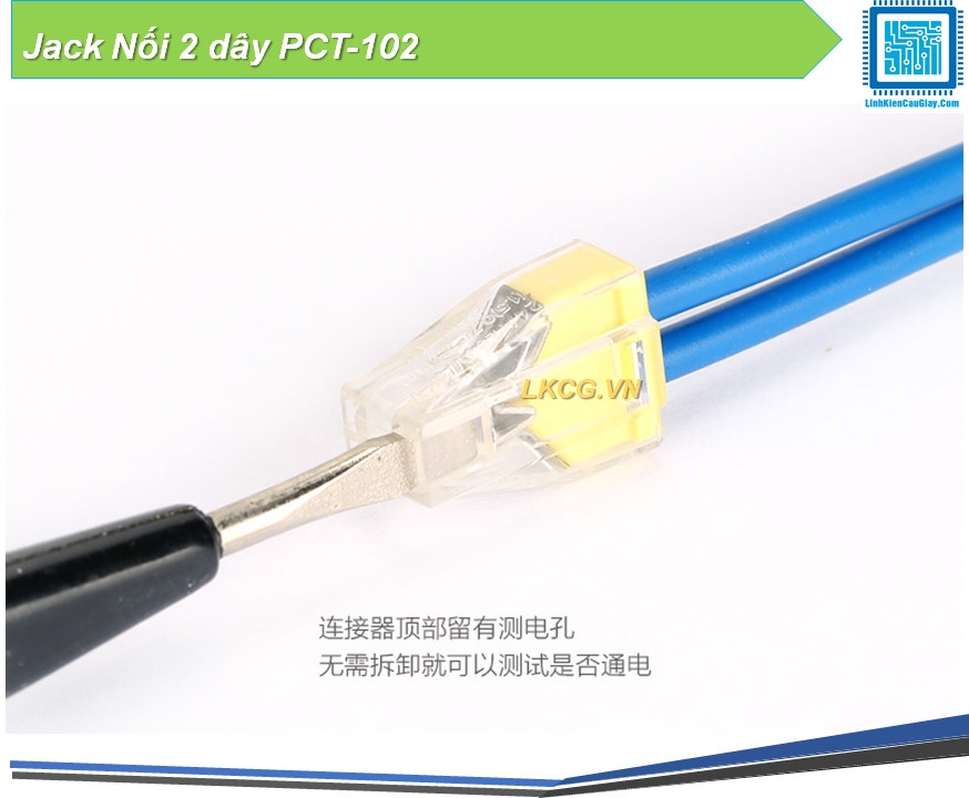 Jack Nối 2 dây PCT-102