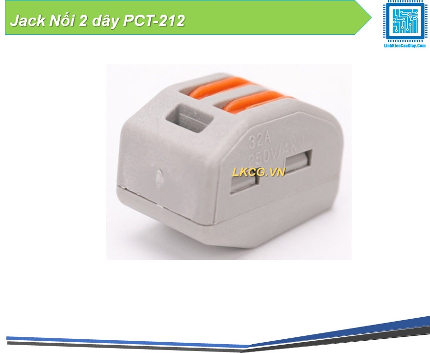 Jack Nối 2 dây PCT-212