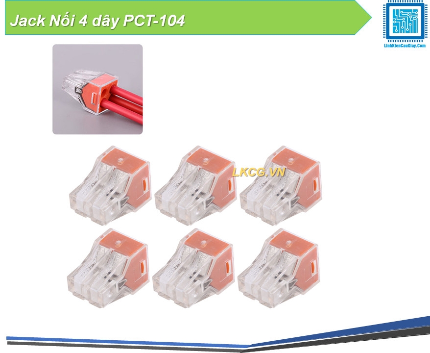 Jack Nối 4 dây PCT-104