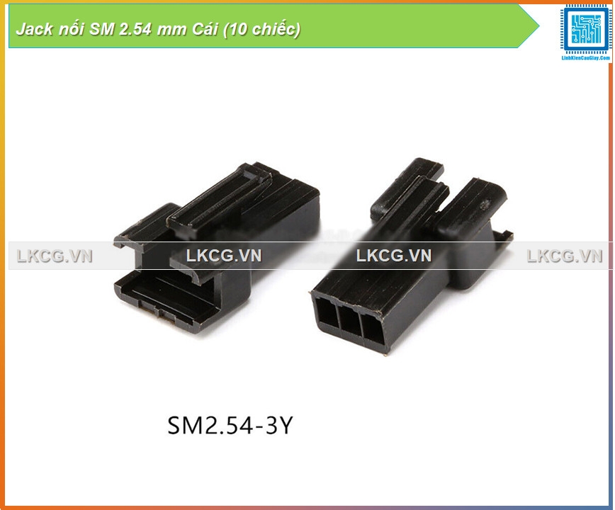 Jack nối SM 2.54 mm Cái (10 chiếc)