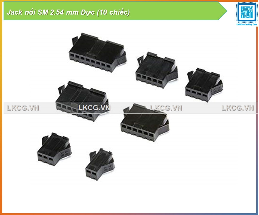 Jack nối SM 2.54 mm Đực (10 chiếc)