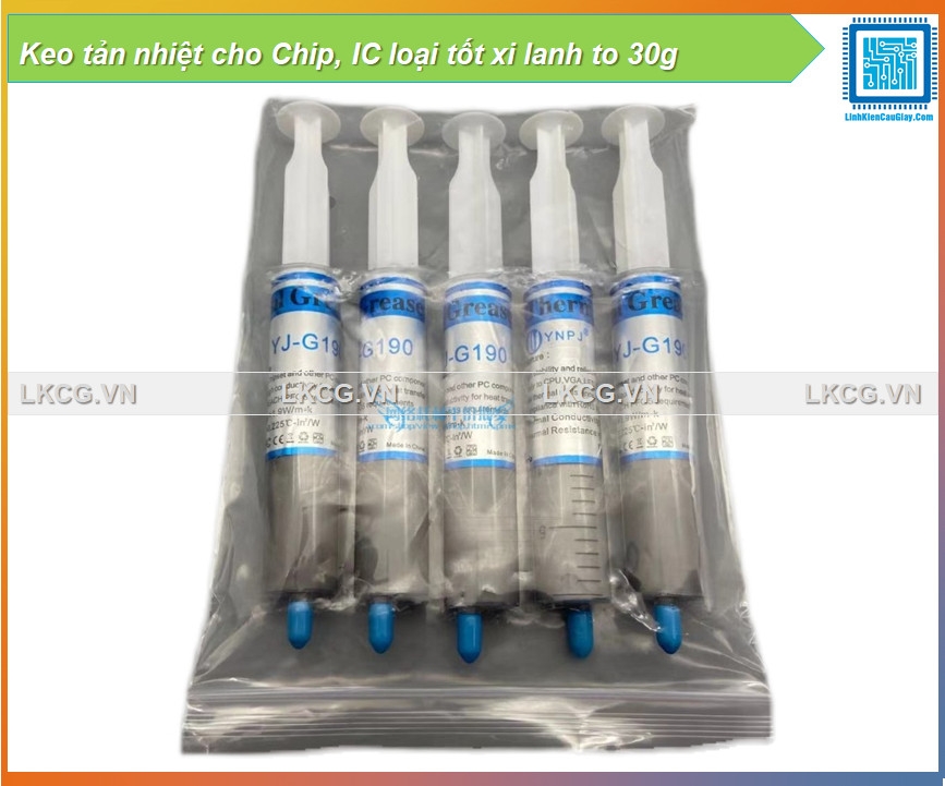 Keo tản nhiệt cho Chip, IC loại tốt xi lanh to 30g