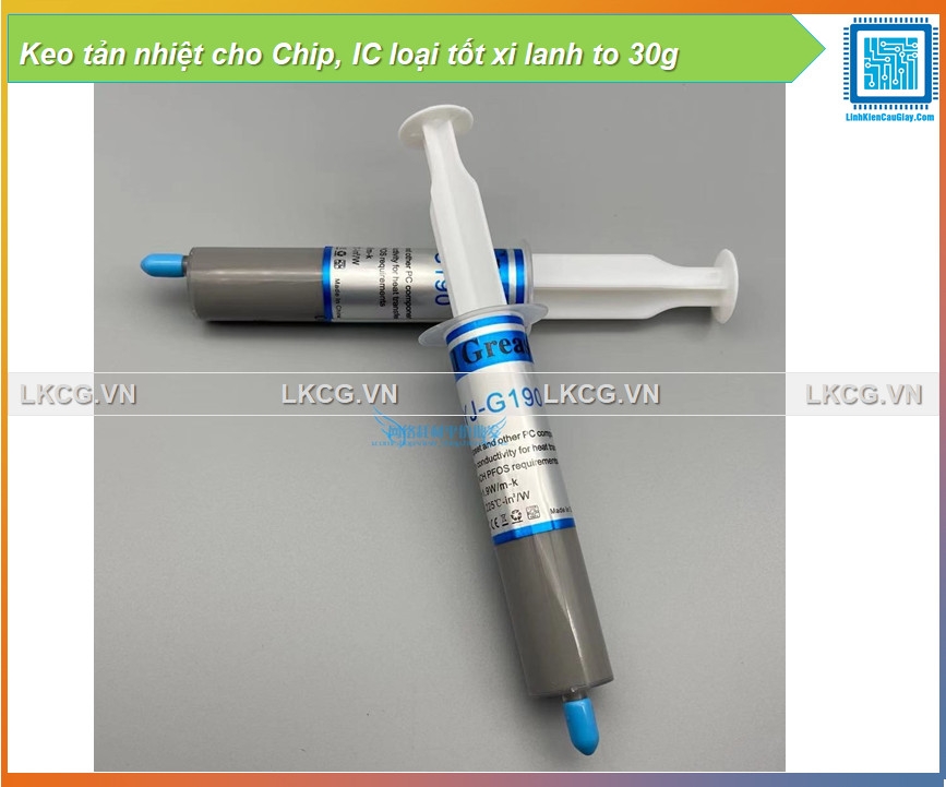 Keo tản nhiệt cho Chip, IC loại tốt xi lanh to 30g