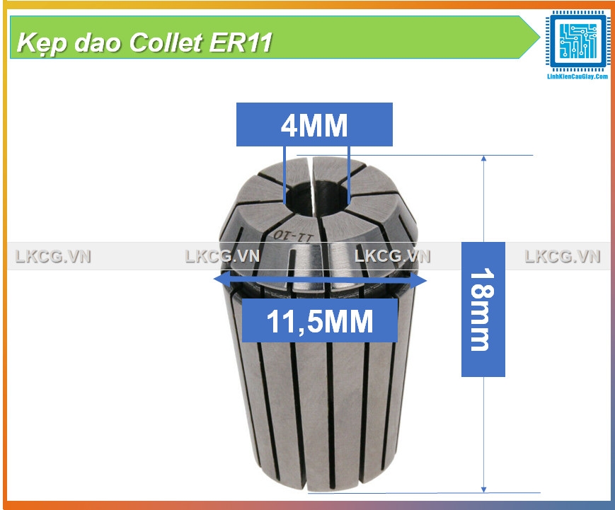 Kẹp dao Collet ER11