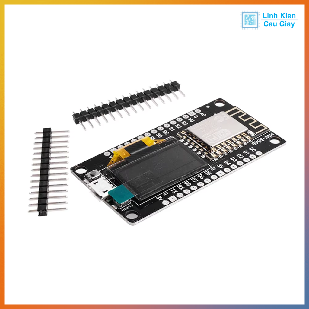 Kit thu phát Wifi ESP8266 NodeMCU Oled 0.96inch