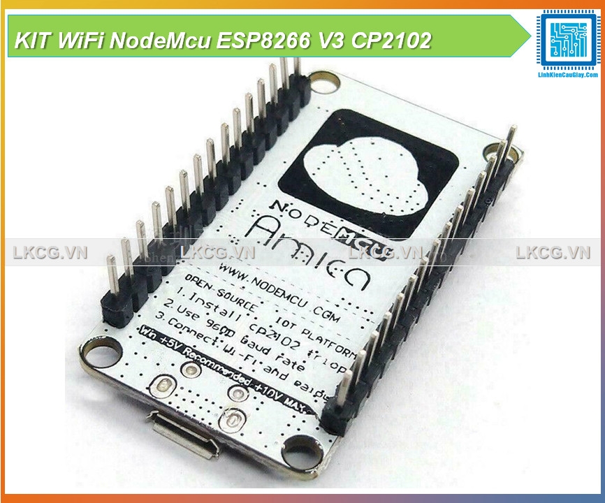 KIT WiFi NodeMcu ESP8266 V3 CP2102