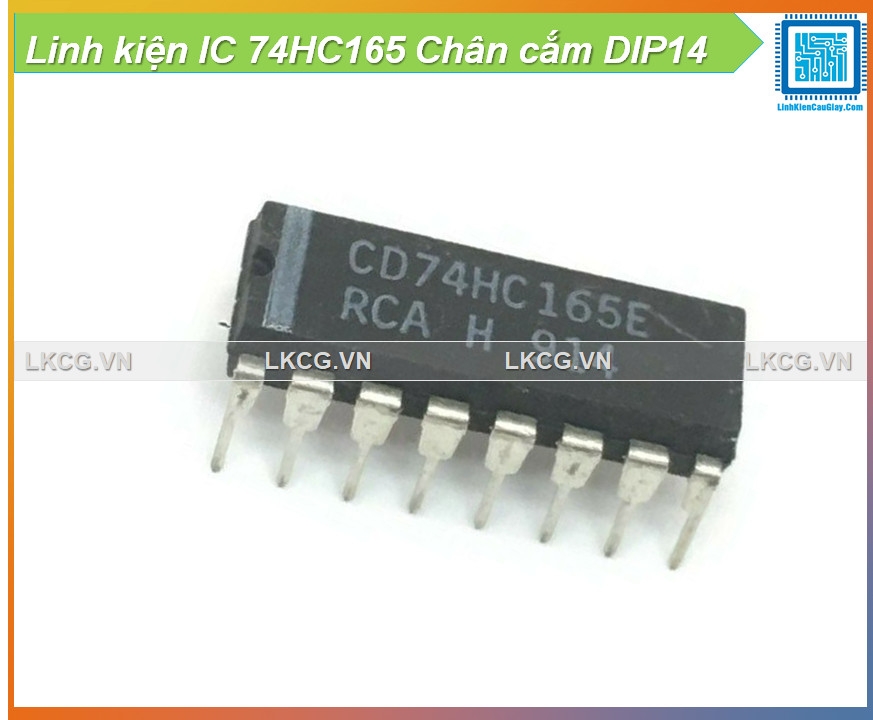 Linh kiện IC 74HC165 Chân cắm DIP14