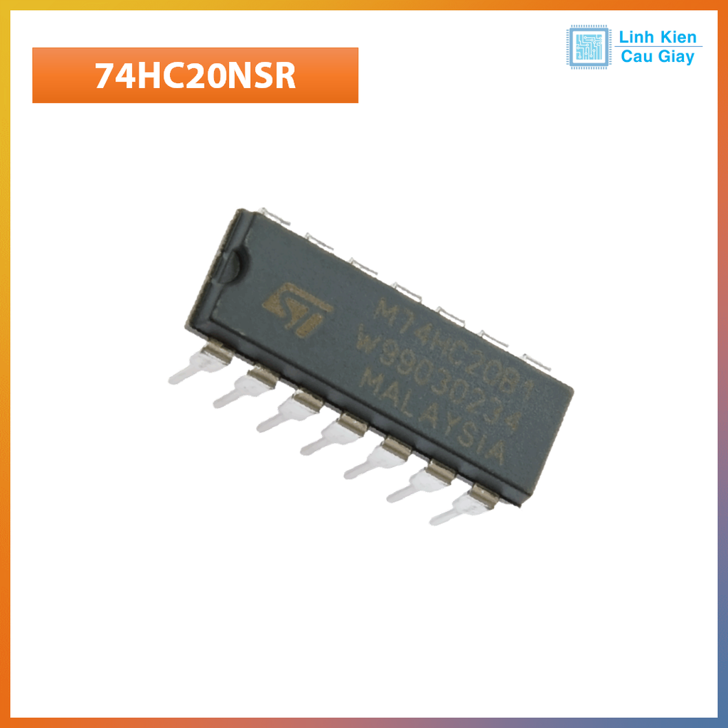 Linh kiện IC 74HC20NSR Dual 4-Input NAND Gate