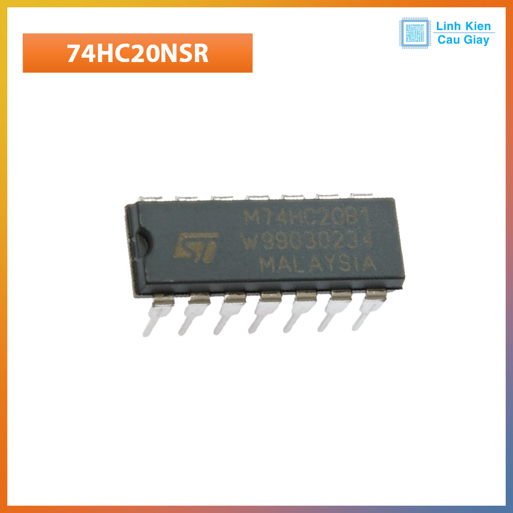 Linh kiện IC 74HC20NSR Dual 4-Input NAND Gate