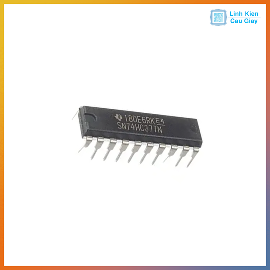 Linh kiện IC 74HC377N 8-bit D Flip-Flop