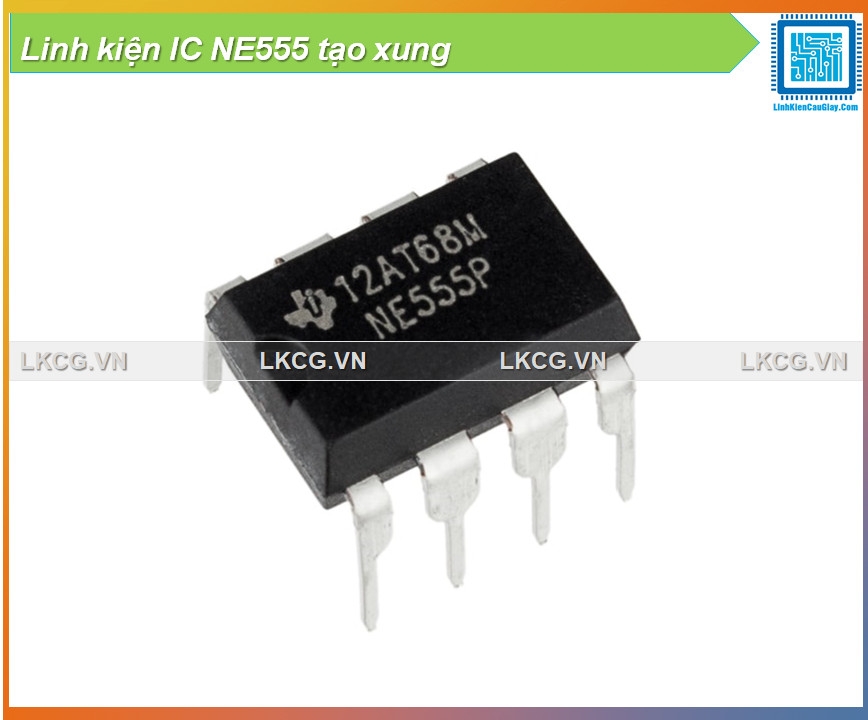 Linh kiện IC NE555 tạo xung