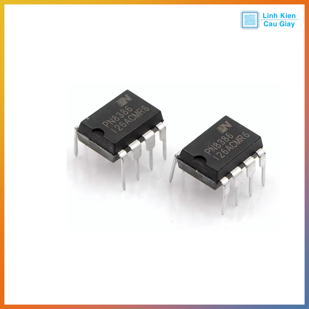 Linh kiện IC nguồn xung PN8386 chân cắm DIP8