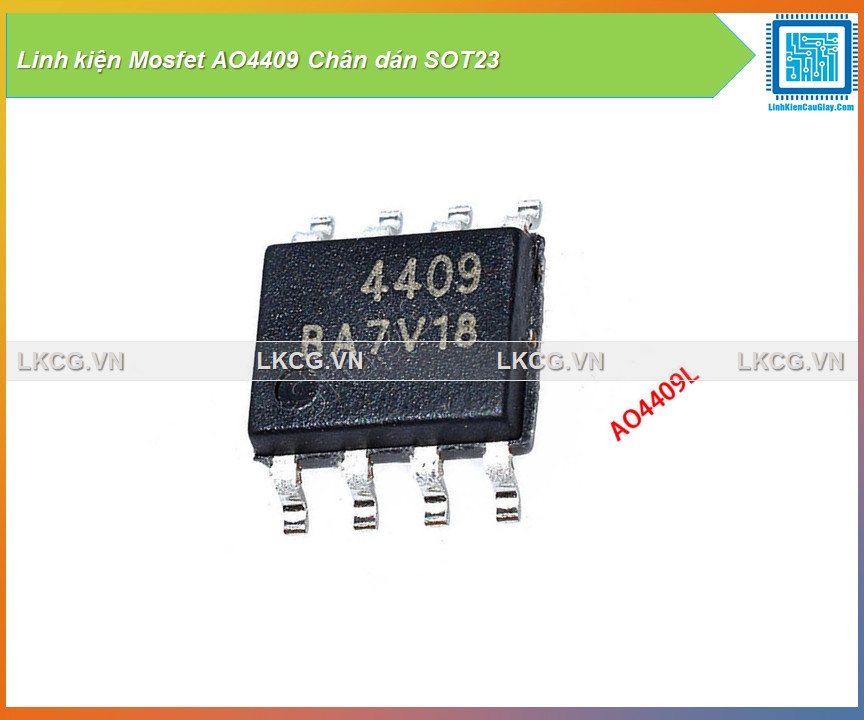 Linh kiện Mosfet AO4409 Chân dán SOT23