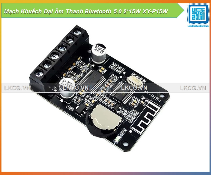 Mạch Khuếch Đại Âm Thanh Bluetooth 5.0 2*15W XY-P15W