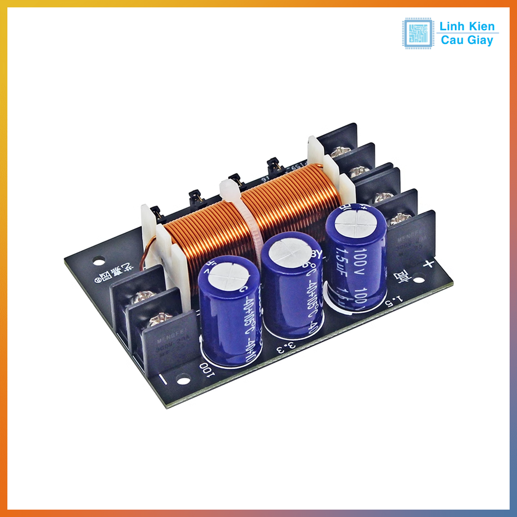 Mạch loa phân tần 2 đường tiếng Bass Treble 400w