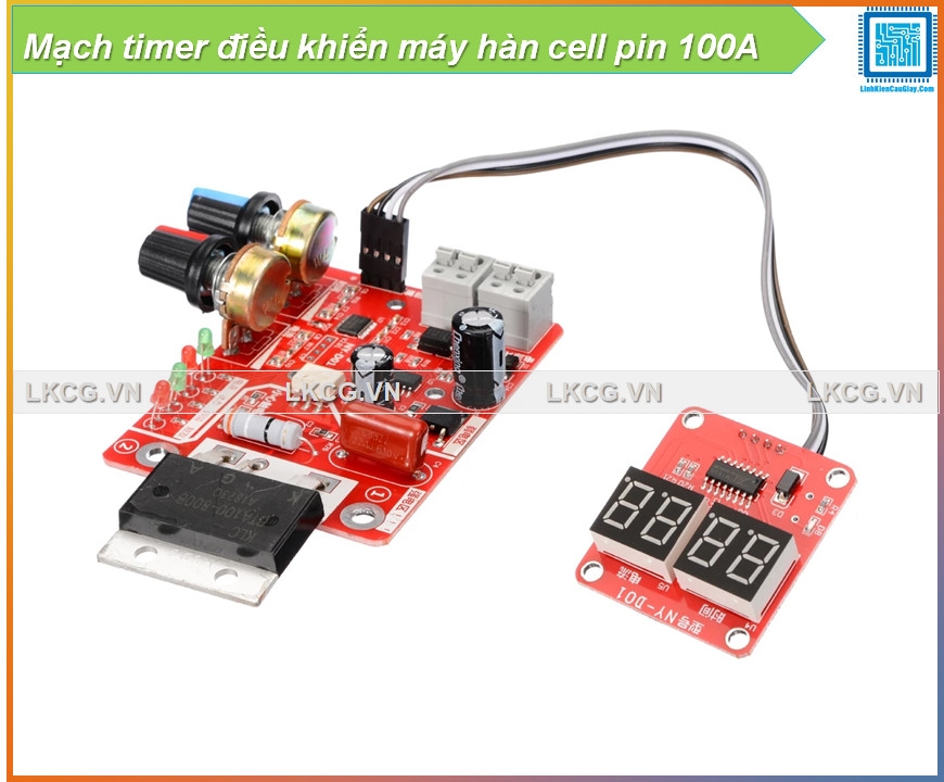 Mạch timer điều khiển máy hàn cell pin 100A