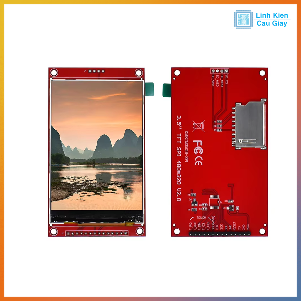 Màn hình LCD TFT 3.5 Inch Giao tiếp SPI