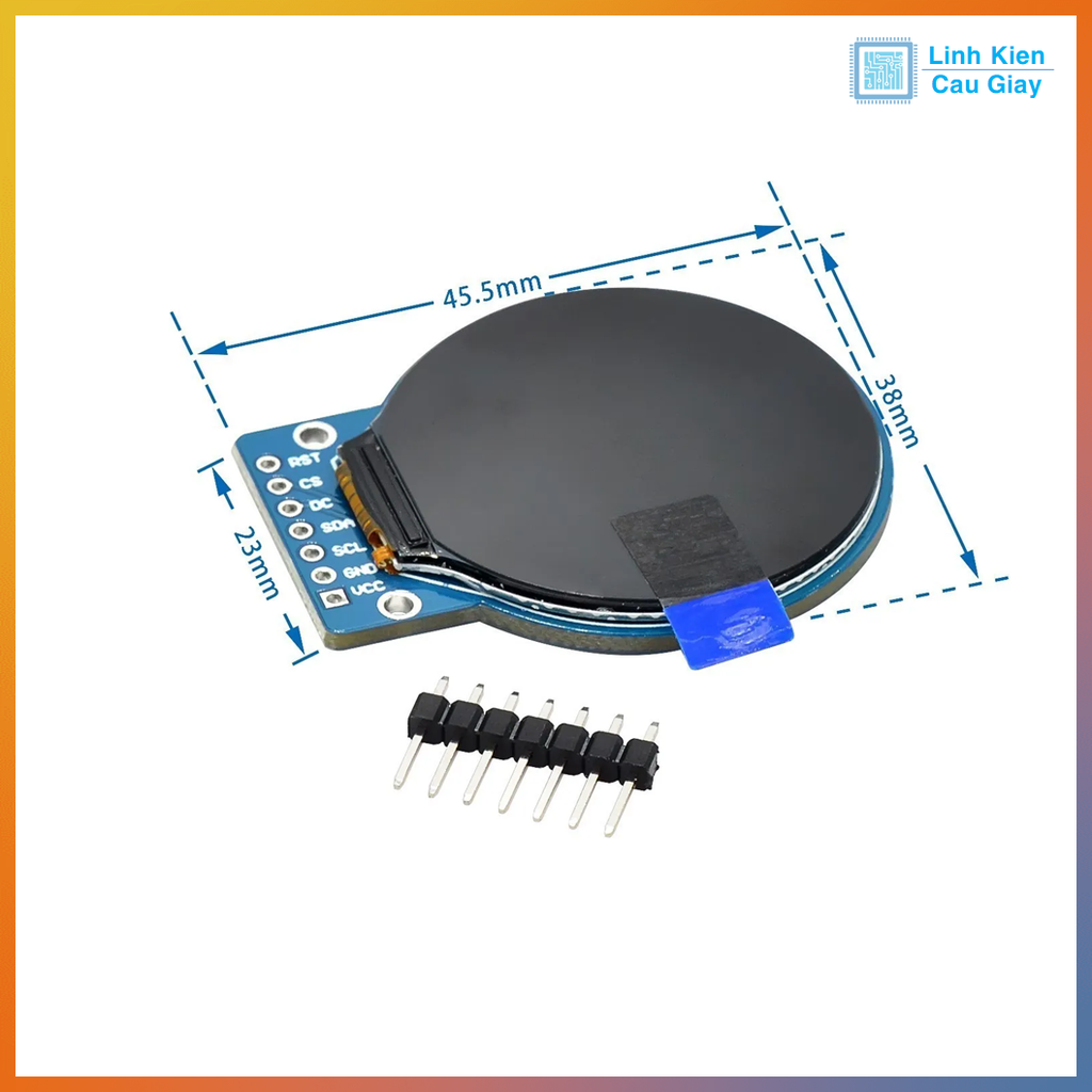 Màn hình TFT LCD 1.28 inch tròn