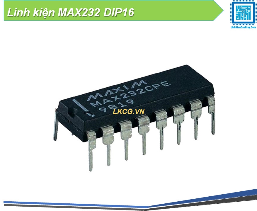 Linh kiện MAX232 DIP16