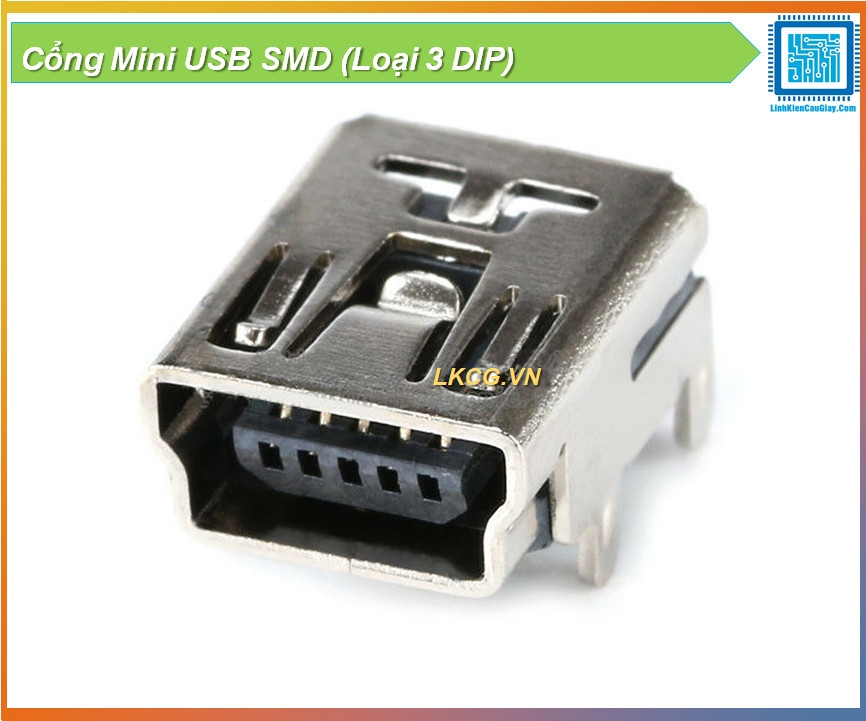 Cổng Mini USB SMD (Loại cái)